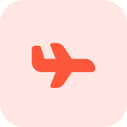vliegtuig vliegen Pixel Perfect Tritone icoon