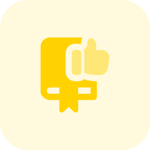 Thumbs up Pixel Perfect Tritone icon