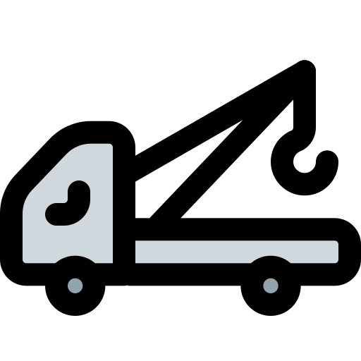 Tow truck Pixel Perfect Lineal Color icon