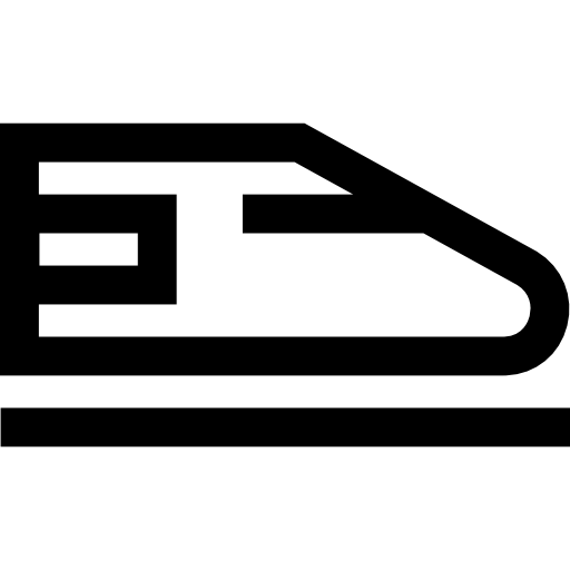 tren Basic Straight Lineal icono