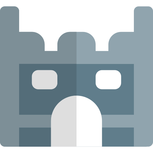 castillo Pixel Perfect Flat icono