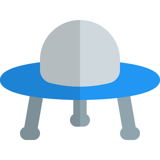 Ufo Pixel Perfect Flat icon