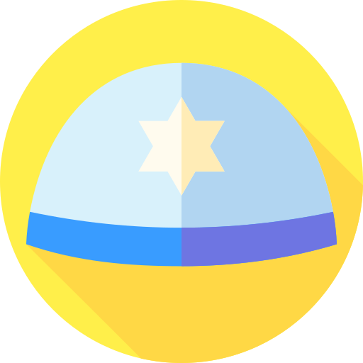 Kippah Flat Circular Flat icon