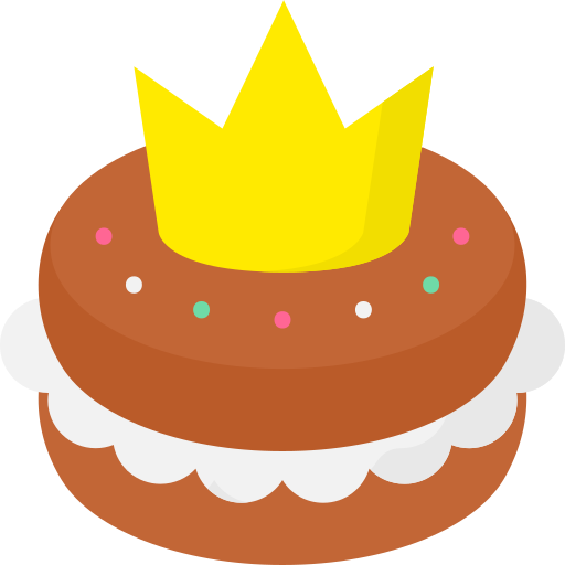 King cake Special Flat icon
