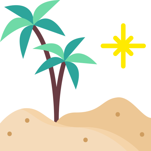 woestijn Special Flat icoon