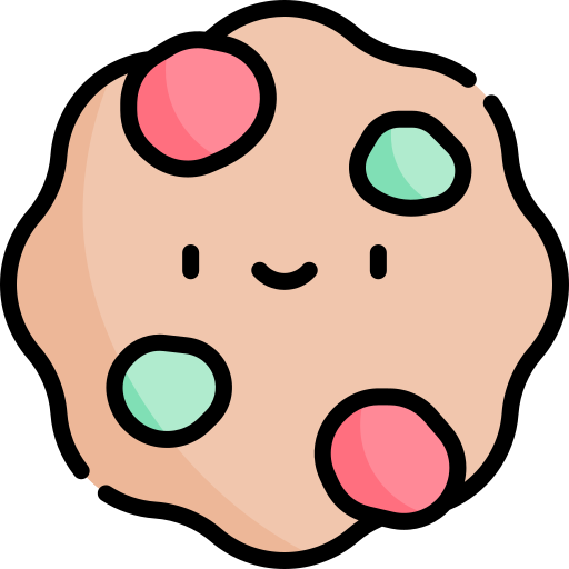 Cookie Kawaii Lineal color icon
