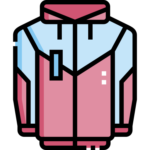 ジャケット Detailed Straight Lineal color icon
