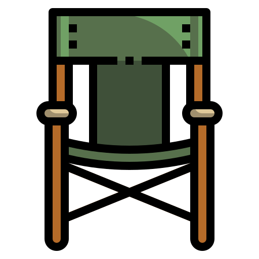 キャンプチェア PongsakornRed Lineal Color icon