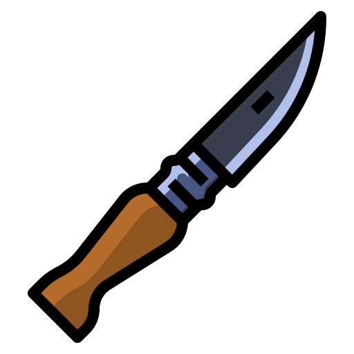 coltello da taglio PongsakornRed Lineal Color icona