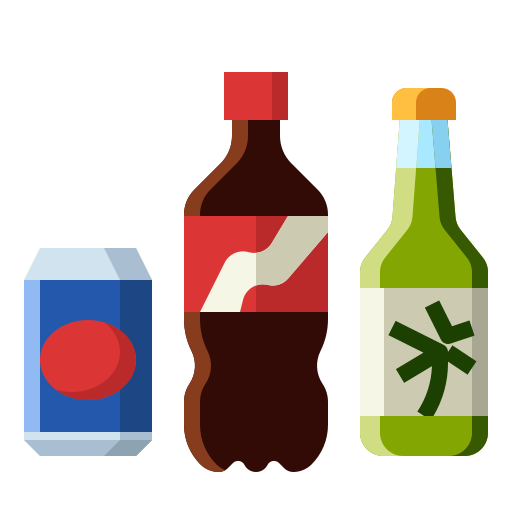 Soft drinks PongsakornRed Flat icon