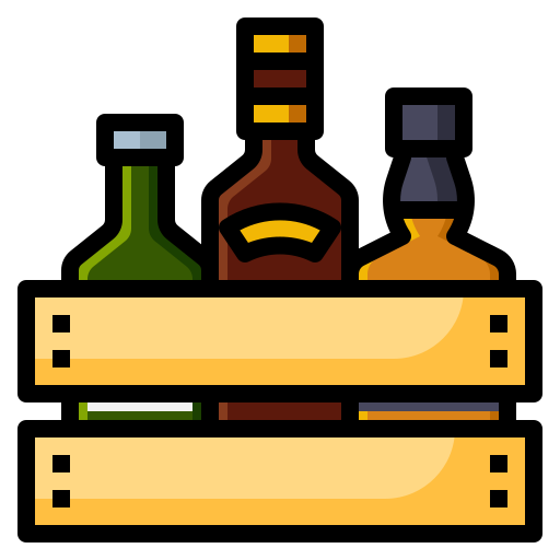 alkohol PongsakornRed Lineal Color icon