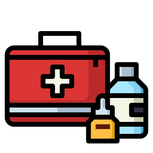 First aid kit PongsakornRed Lineal Color icon