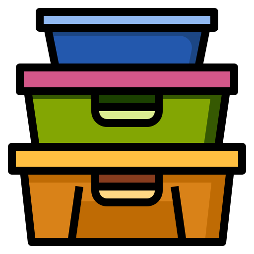 Коробка для ланча PongsakornRed Lineal Color иконка
