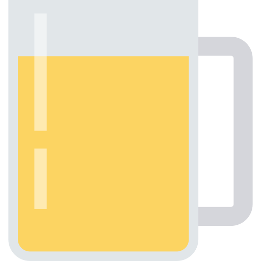 Beer mug Dinosoft Flat icon