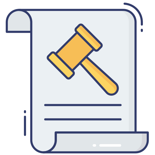 Legal document Dinosoft Lineal Color icon