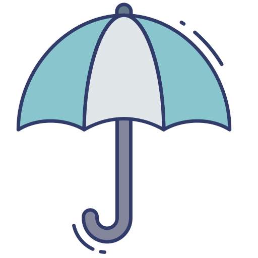 paraplu Dinosoft Lineal Color icoon