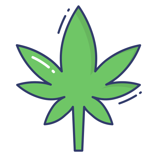 cannabis Dinosoft Lineal Color icon