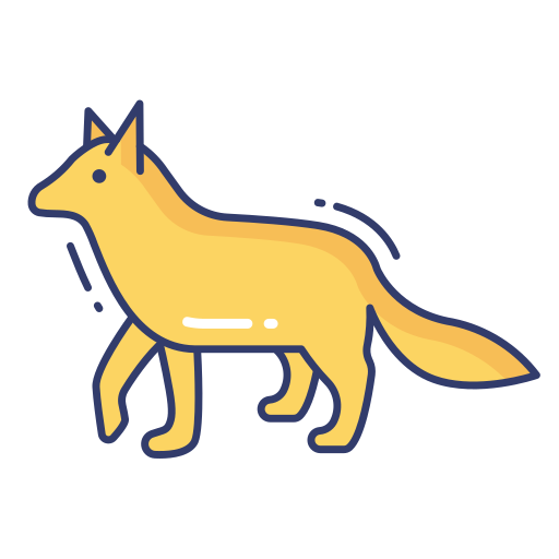 늑대 Dinosoft Lineal Color icon