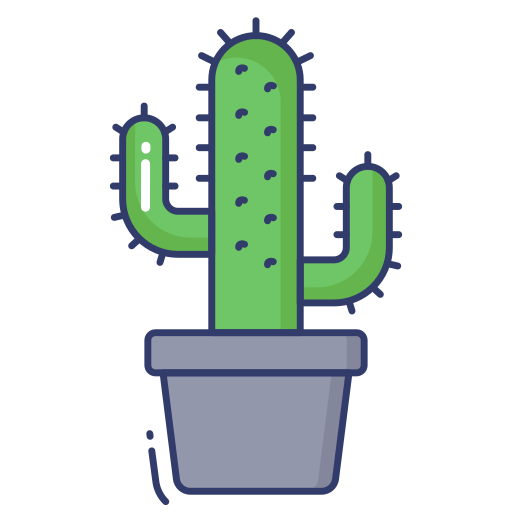 kaktus Dinosoft Lineal Color ikona