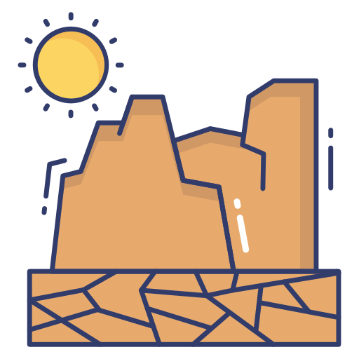 deserto Dinosoft Lineal Color icona