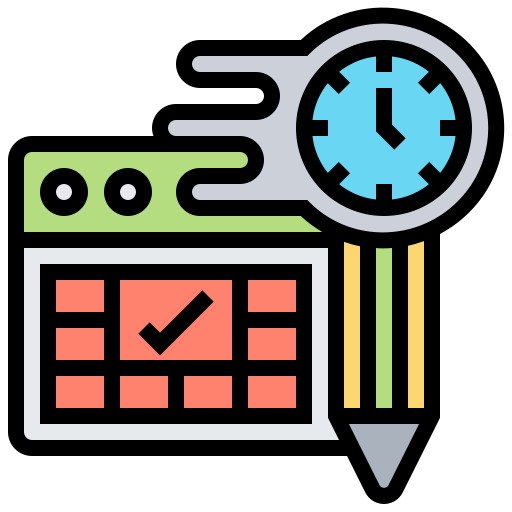 Deadline Meticulous Lineal Color icon