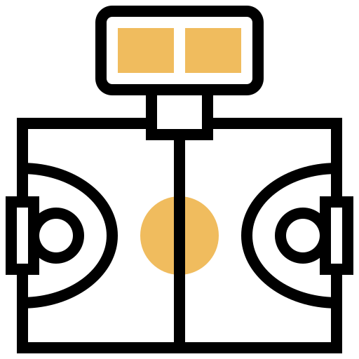 裁判所 Meticulous Yellow shadow icon
