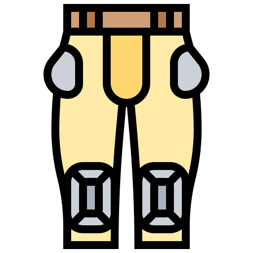 Knee pad Meticulous Lineal Color icon