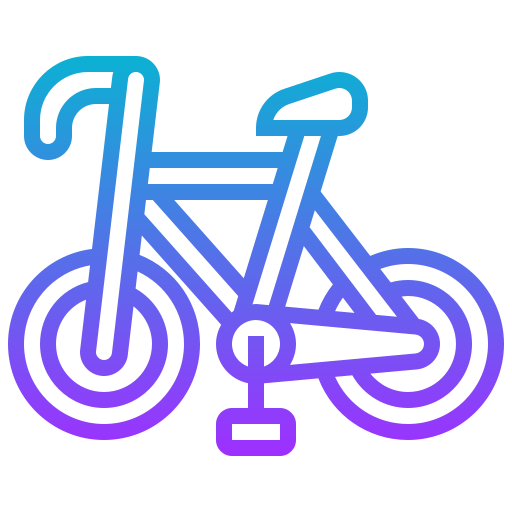 bicicleta de montaña Meticulous Gradient icono