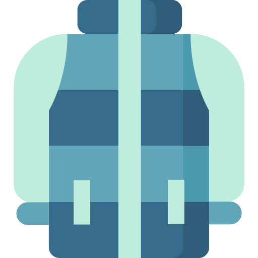 Winter jacket Special Flat icon