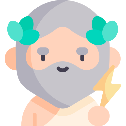 Zeus Kawaii Flat icon