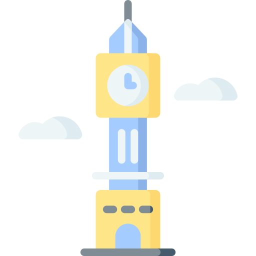 wieża zegarowa Special Flat ikona