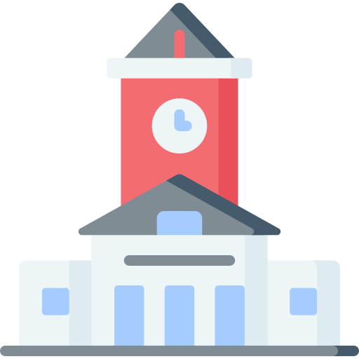Town hall Special Flat icon