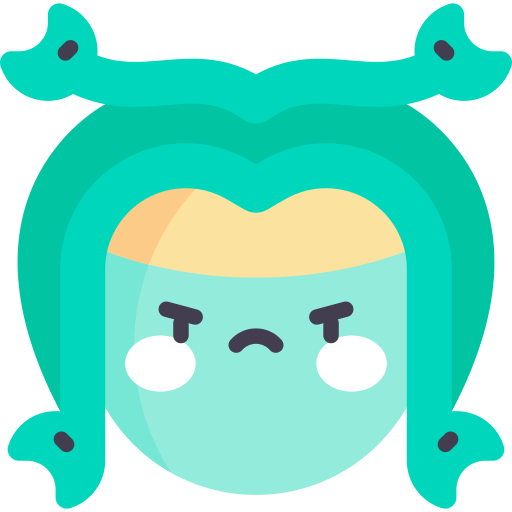 meduse Kawaii Flat icon