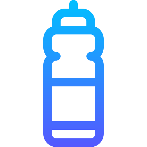 bottiglia d'acqua Basic Gradient Lineal color icona