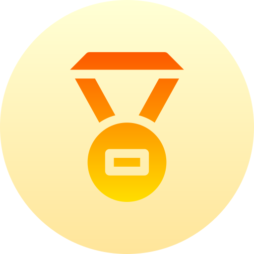 medalla Basic Gradient Circular icono