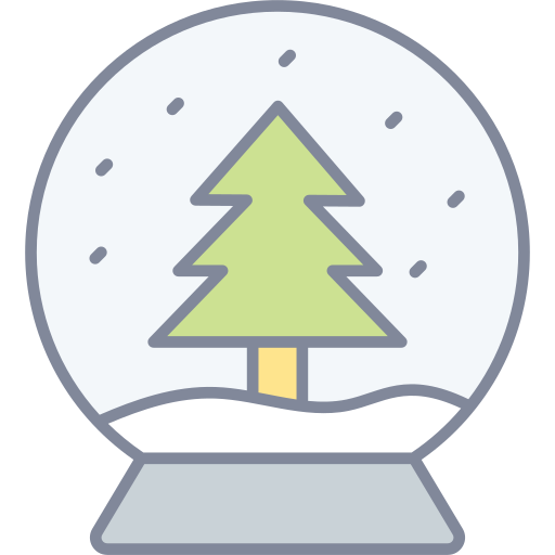 Snow globe Generic Outline Color icon