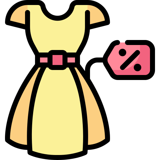 ドレス Generic Outline Color icon