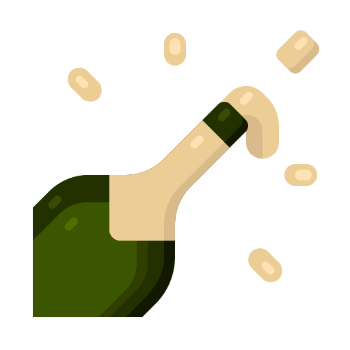 szampan Generic Flat ikona