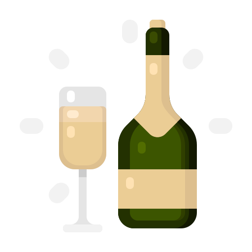 шампанское Generic Flat иконка