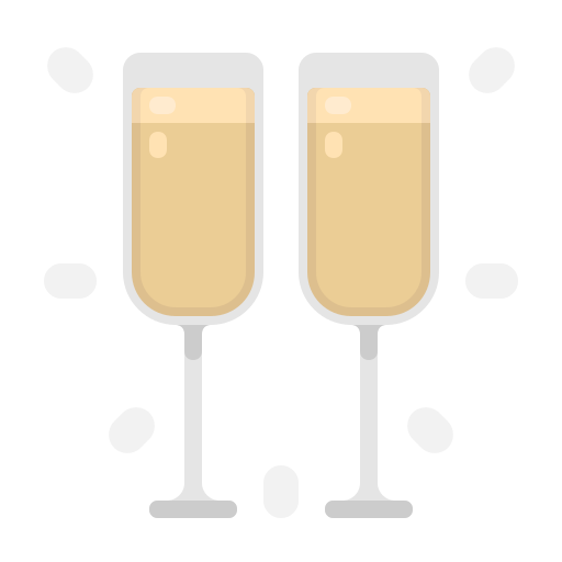 champagnerglas Generic Flat icon