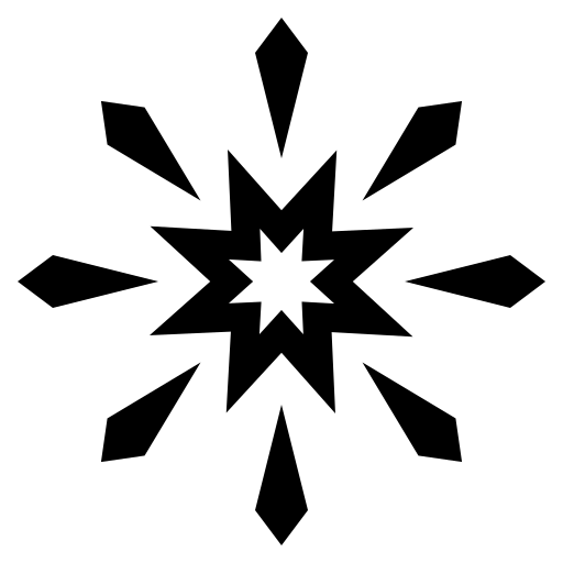 płatki śniegu Generic Glyph ikona