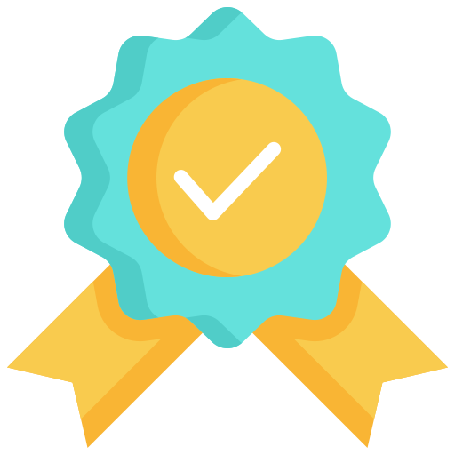 Guarantee certificate Kosonicon Flat icon