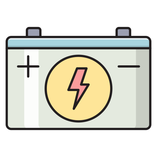 batterie Vector Stall Lineal Color icon