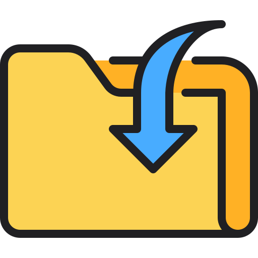 Open folder Generic Outline Color icon
