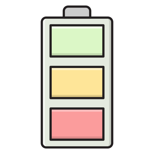 充電済み Vector Stall Lineal Color icon