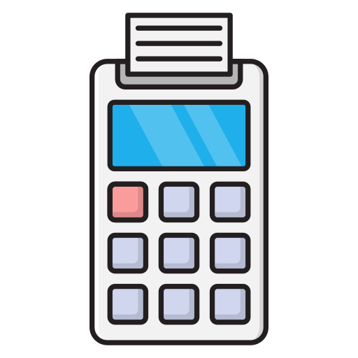 Cash machine Vector Stall Lineal Color icon