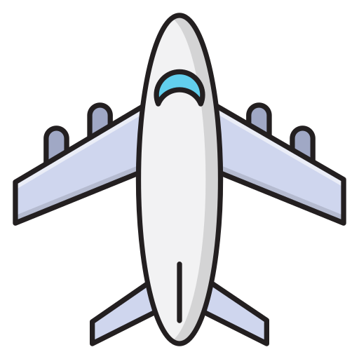 avión Vector Stall Lineal Color icono
