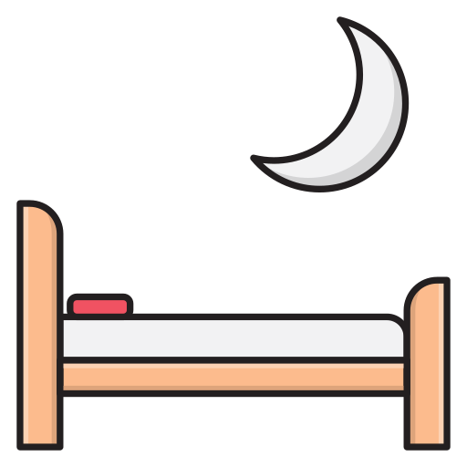 mond Vector Stall Lineal Color icon