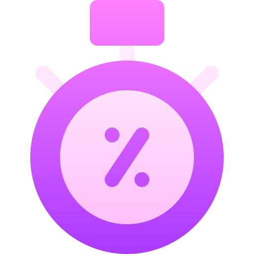 タイマー Basic Gradient Gradient icon
