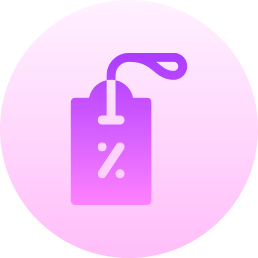 Discount tag Basic Gradient Circular icon